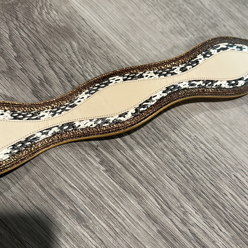 Coach Strap With Wave Patchwork And Snakeskin Det… - image 3